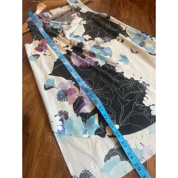 3.1 PHILLIP LIM Printed Silk Blouse Sleeveless Top Size 4 BEAUTIFUL FLORAL - Picture 6 of 6